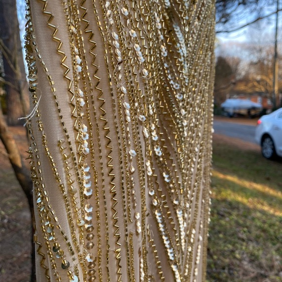 Sequin Gown / Gold Dress - Picture 3 of 10